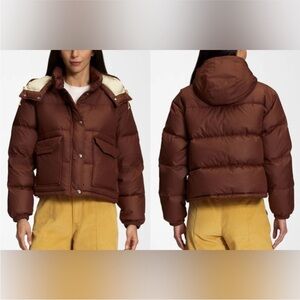 The North Face Women's 71 Sierra Down short jacket in Dark Oka